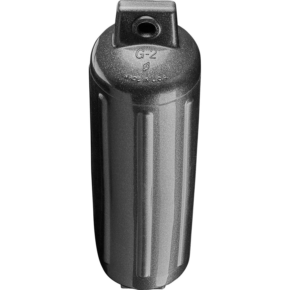 Polyform G-2 Twin Eye Fender 4.5" x 15.5" - Metallic Graphite [G-2 METALLIC GRAPHITE]