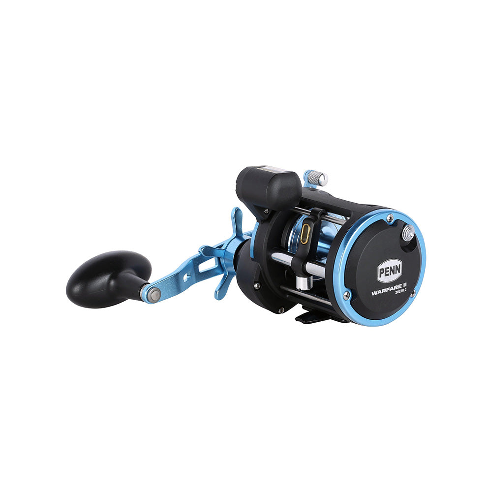 PENN WARII20LWLC Warfare II Level Wind 20 Right Hand Conventional Reel w/Line Counter [1639165]